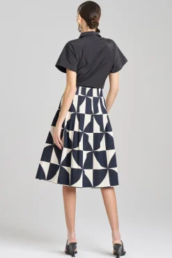 Natori Pants, Skirts & Shorts-Geo Mod Jacquard Skirt
