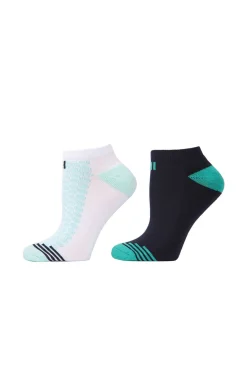 Natori Socks-Geo Striped Socks - 2 Pair Pack
