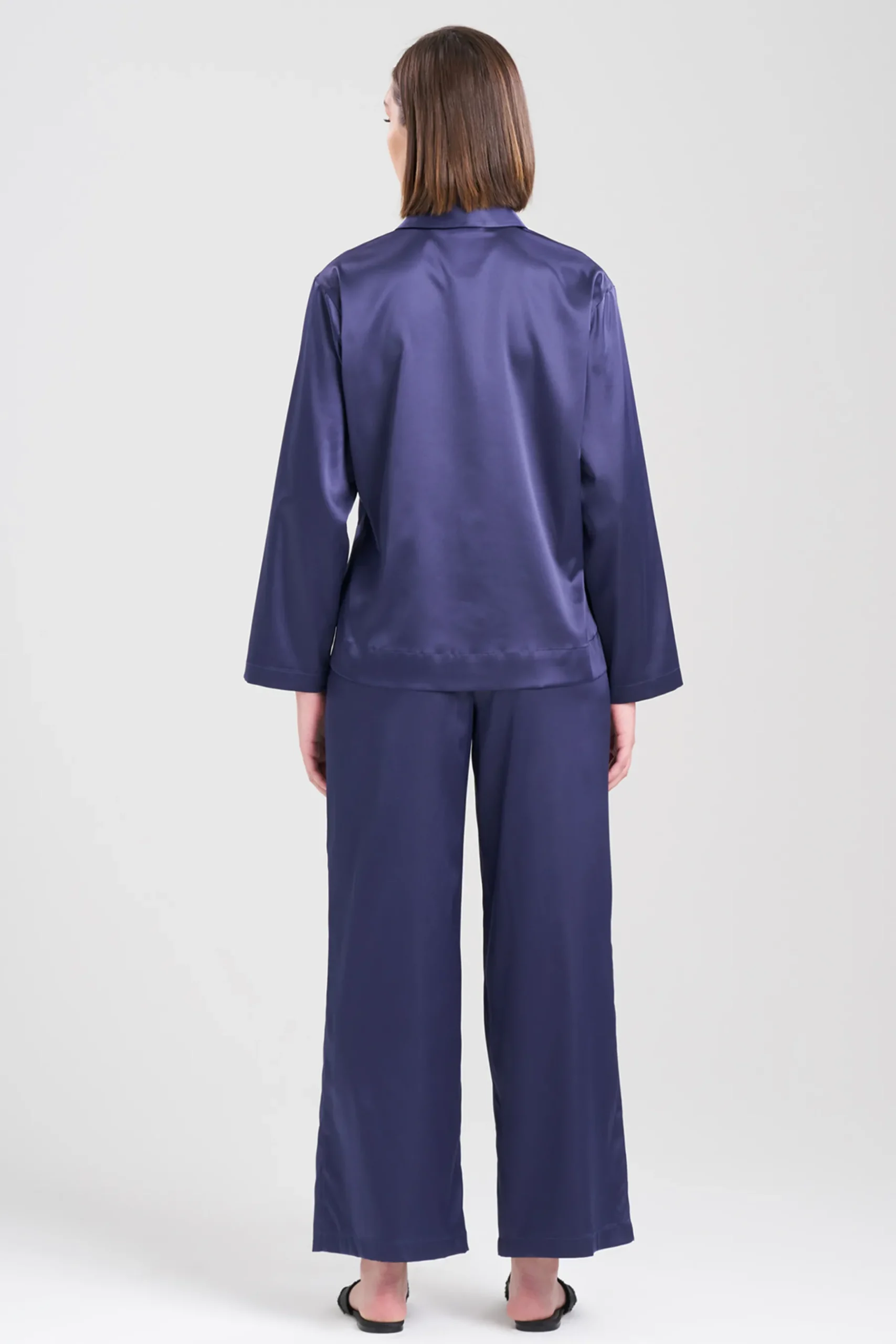 Natori Pajama Tops-Glamour Button Down Top