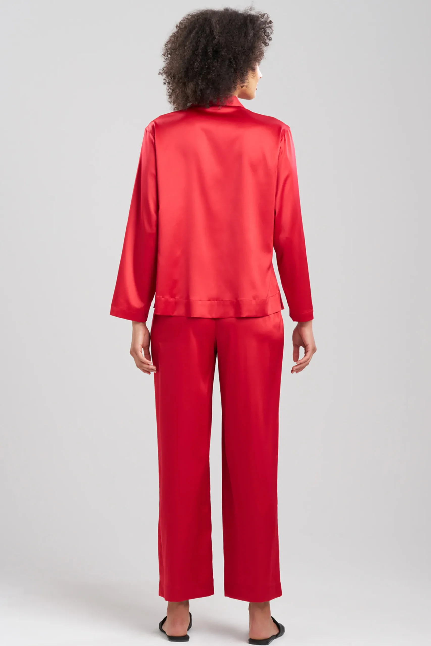 Natori Pajama Tops-Glamour Button Down Top