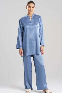Natori Sleepshirts-Glamour Mandarin Tunic Sleepshirt