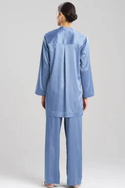 Natori Sleepshirts-Glamour Mandarin Tunic Sleepshirt