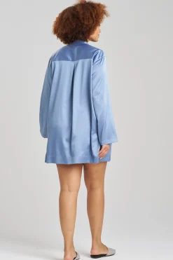 Natori Sleepshirts-Glamour Mandarin Tunic Sleepshirt