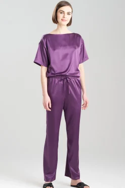Natori Pajama Bottoms|Lounge Bottoms-Glamour Straight Leg Pants