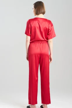 Natori Pajama Bottoms|Lounge Bottoms-Glamour Straight Leg Pants