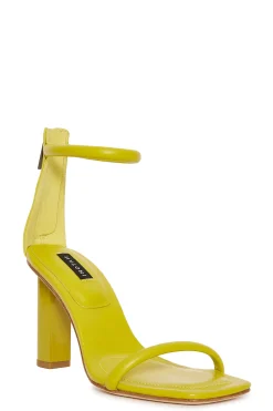 Natori Sandals-Glow Nappa Leather Block Heel Sandal