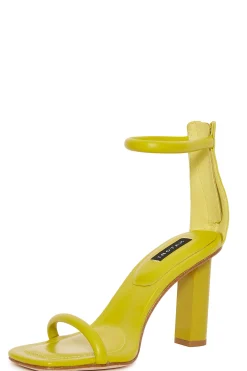 Natori Sandals-Glow Nappa Leather Block Heel Sandal