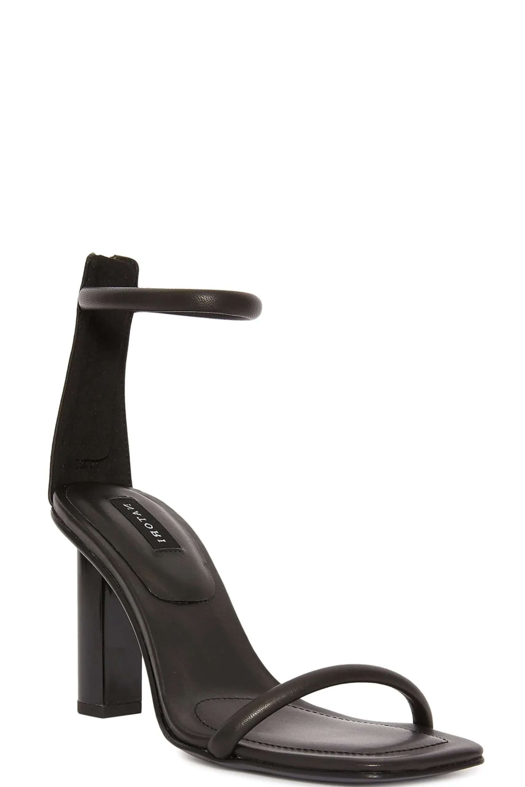 Natori Sandals-Glow Nappa Leather Block Heel Sandal