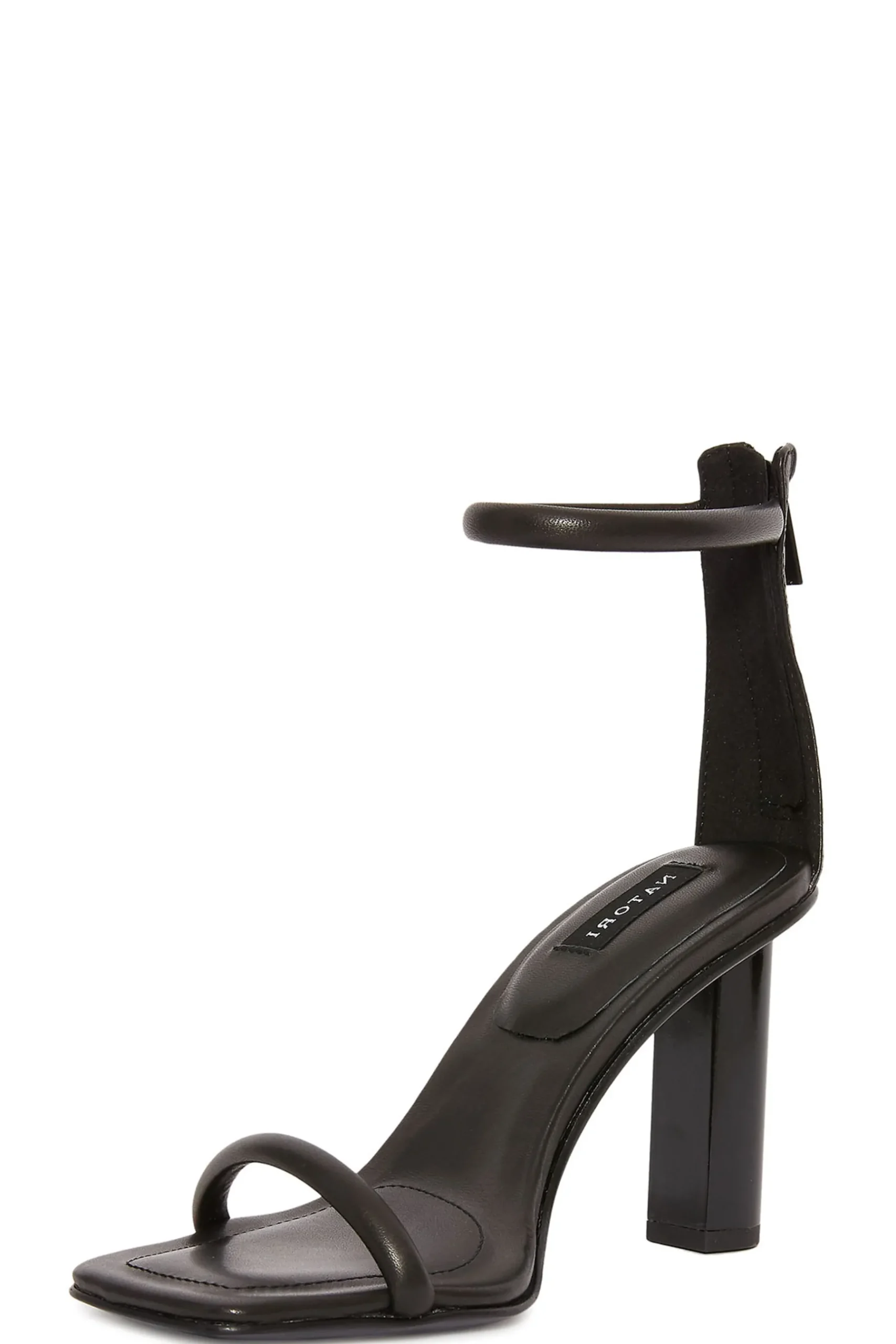 Natori Sandals-Glow Nappa Leather Block Heel Sandal
