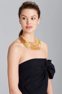 Natori Necklaces-plated Brass Spiral Necklace