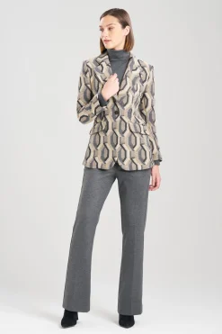 Natori Jackets & Outerwear-Hexagon Jacquard Blazer