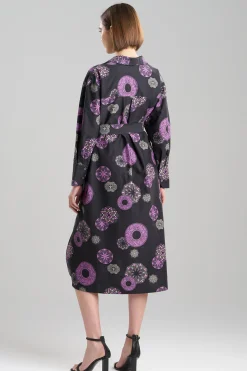 Natori Dresses-Ikigai Oversized Shirtdress