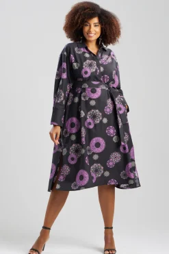 Natori Dresses-Ikigai Oversized Shirtdress