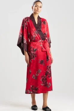 Natori Robes & Kimonos-Imperial Dragon Jacquard Robe