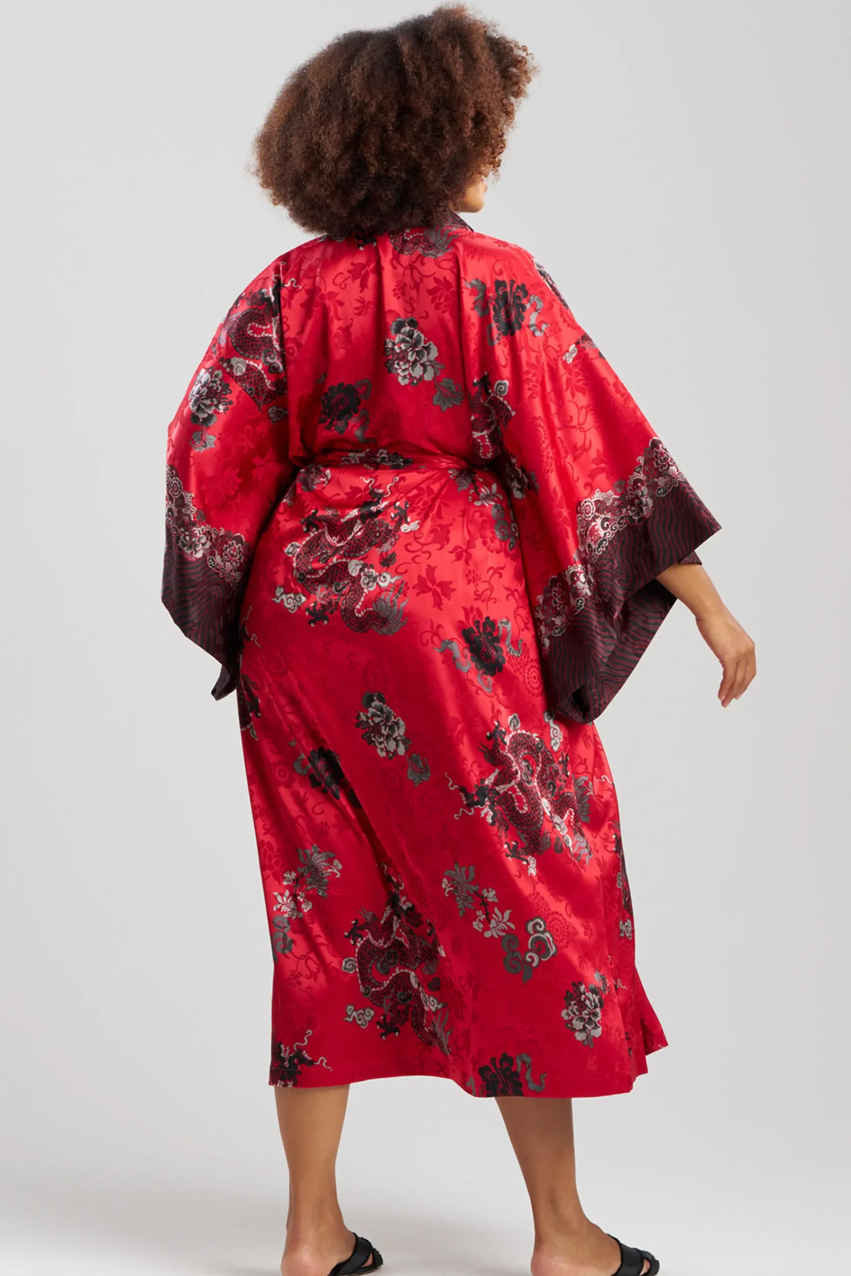 Natori Robes & Kimonos-Imperial Dragon Jacquard Robe