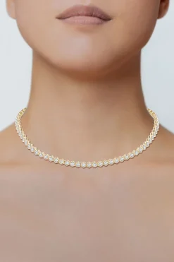 Natori Necklaces|Indochine-Indochine Diamond Tennis Choker Necklace