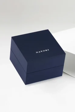 Natori Rings|Indochine-Indochine 14k Hex Frame Diamond Solitaire Bamboo Ring