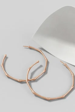 Natori Earrings|Indochine-Indochine 14k Large 2.75 Inch Bamboo Hoops