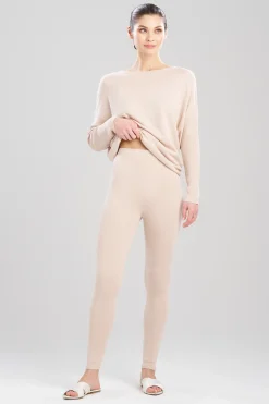 Natori Spa & Wellness|Lounge Bottoms-Indulge Cotton Knit Leggings