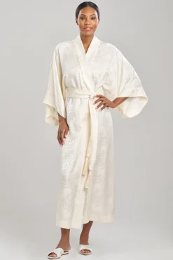 Natori Robes & Kimonos-Ines Jacquard Silk Tassel Robe