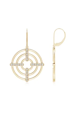 Natori Earrings|Infinity-Infinity Concentric Circle 14K Gold Earrings