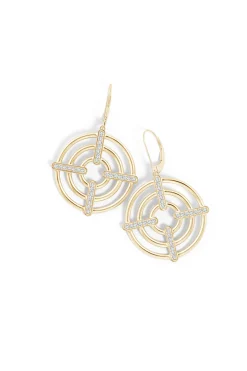 Natori Earrings|Infinity-Infinity Concentric Circle 14K Gold Earrings