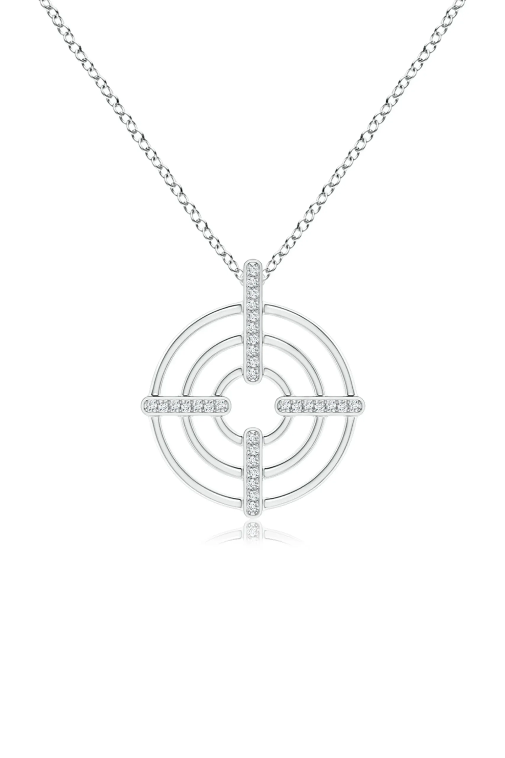 Natori Necklaces|Infinity-Infinity Concentric Circle 14K Gold Pendant Necklace