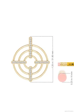 Natori Necklaces|Infinity-Infinity Concentric Circle 14K Gold Pendant Necklace