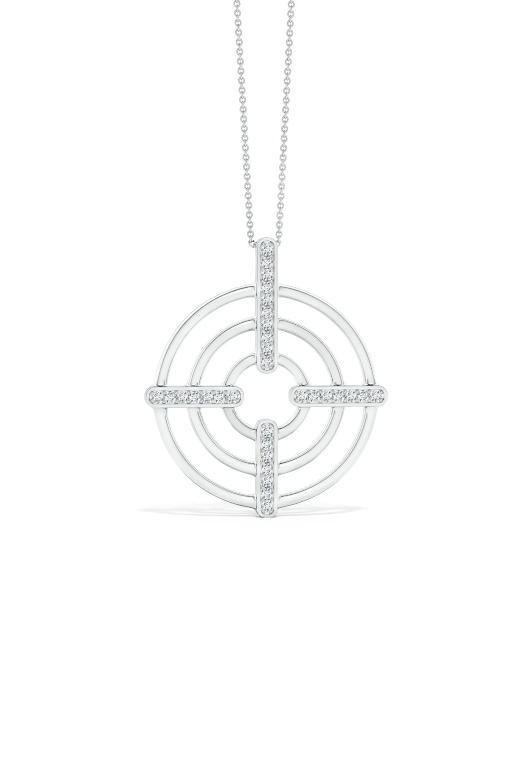 Natori Necklaces|Infinity-Infinity Concentric Circle 14K Gold Pendant Necklace
