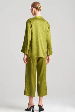 Natori Pajama Sets-Infinity Jacquard Mandarin PJ