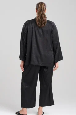 Natori Pajama Sets-Infinity Jacquard Mandarin PJ