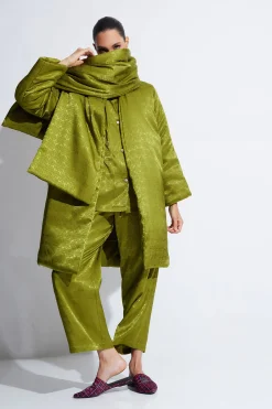 Natori Pajama Sets-Infinity Jacquard Mandarin PJ