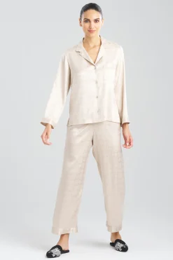 Natori Plus Sizes|Pajama Sets-Infinity Jacquard PJ