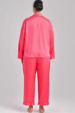 Natori Plus Sizes|Pajama Sets-Infinity Jacquard PJ