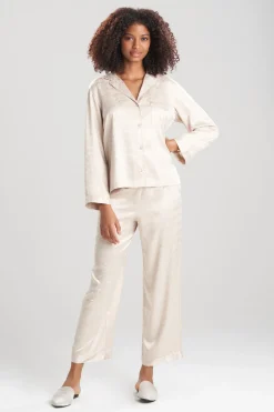 Natori Plus Sizes|Pajama Sets-Infinity Jacquard PJ