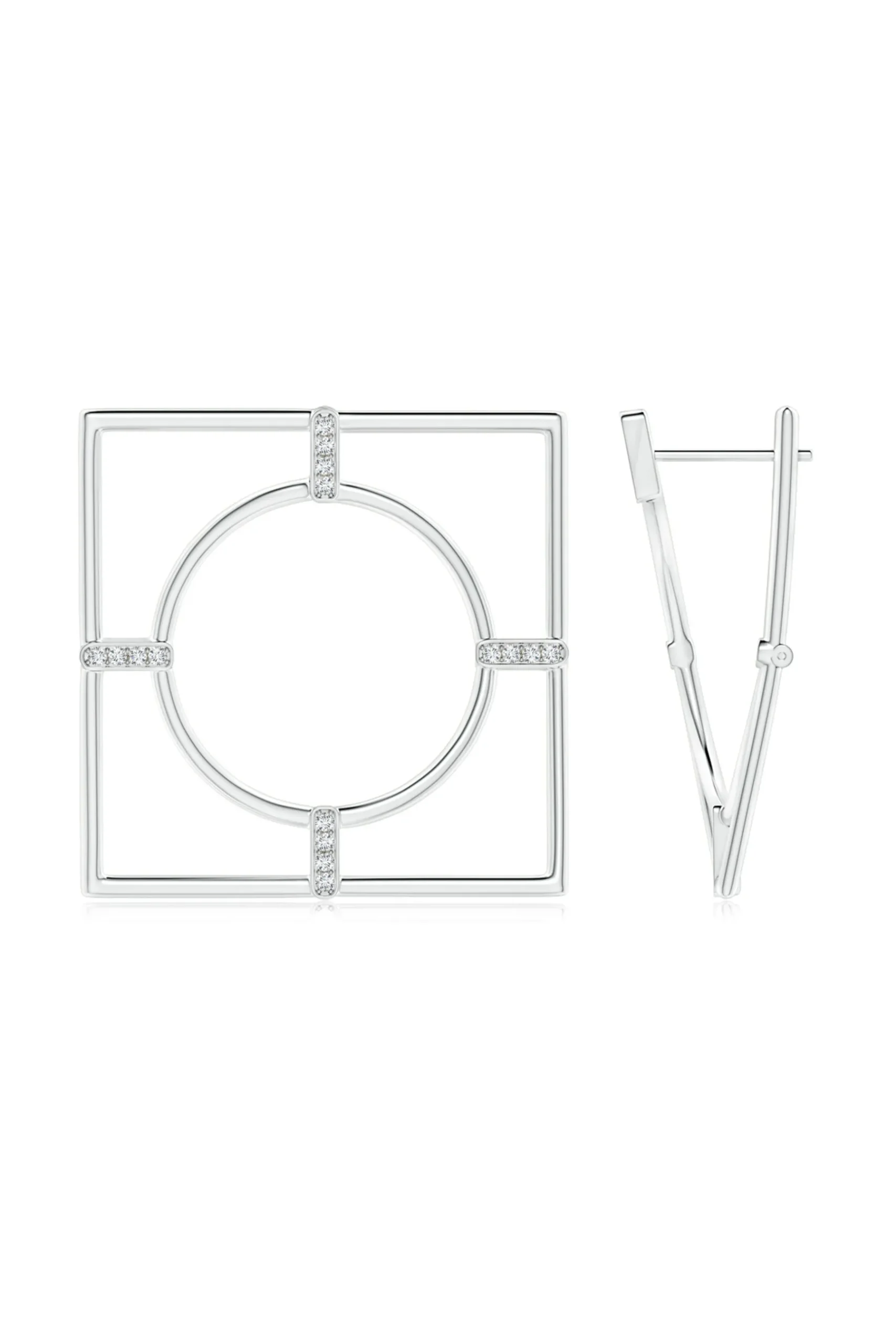 Natori Earrings|Infinity-Infinity 14K Gold Geometric Hoop Earrings