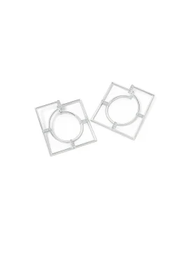 Natori Earrings|Infinity-Infinity 14K Gold Geometric Hoop Earrings