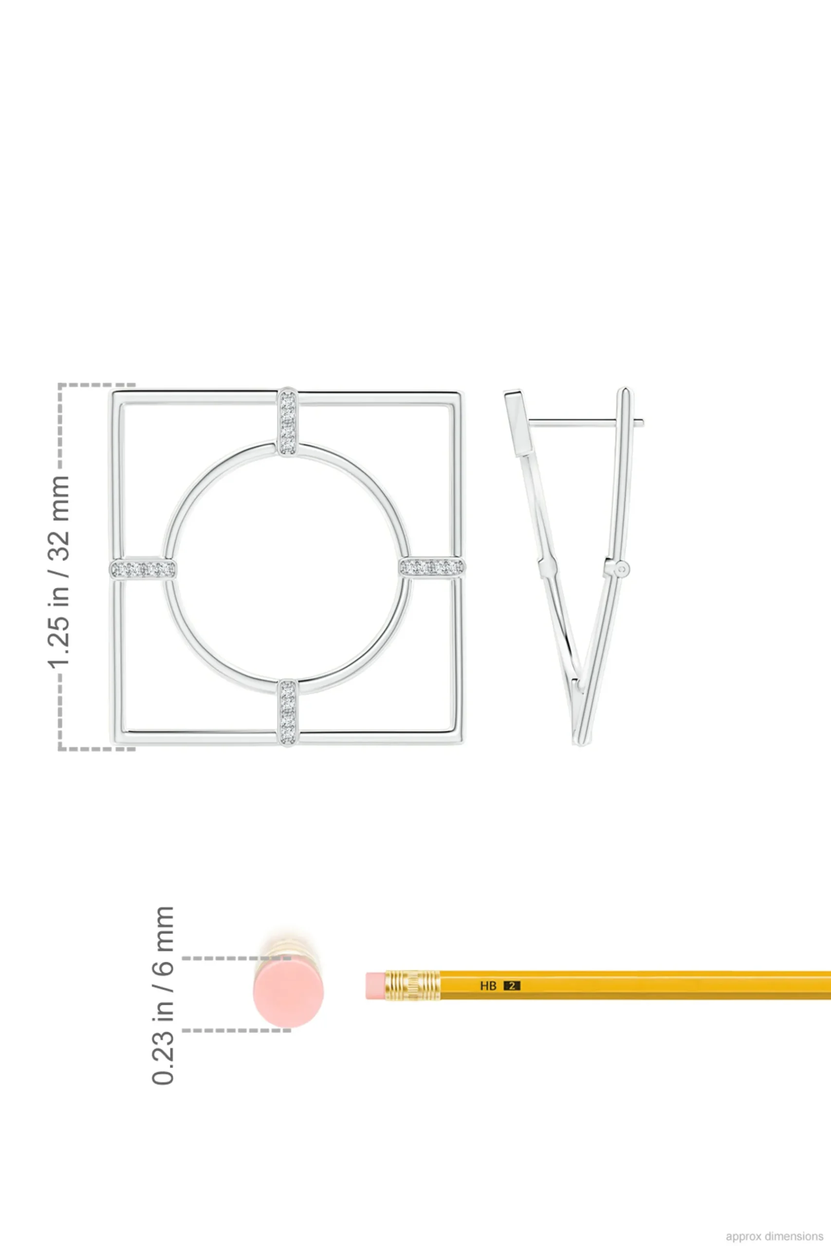 Natori Earrings|Infinity-Infinity 14K Gold Geometric Hoop Earrings