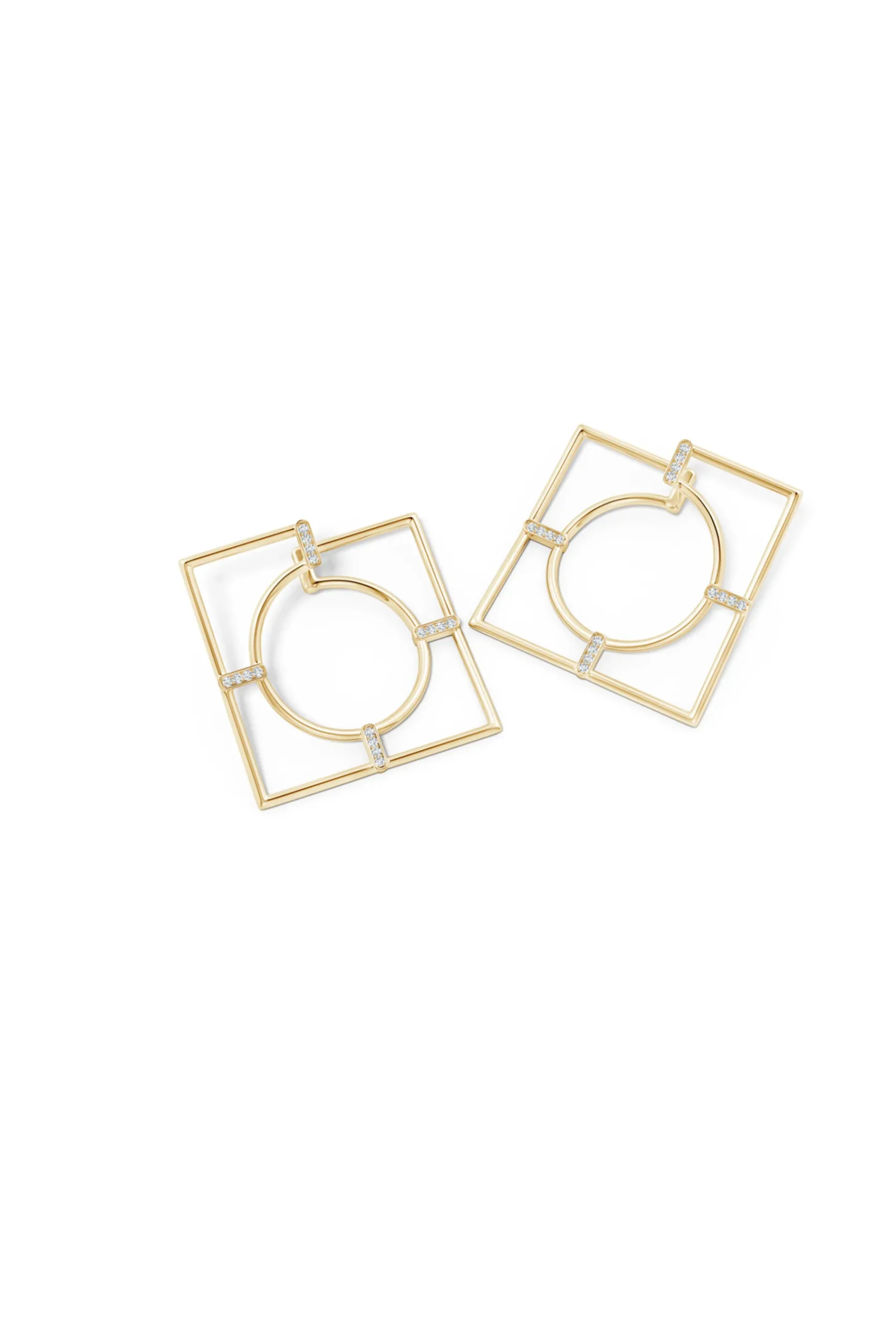 Natori Earrings|Infinity-Infinity 14K Gold Geometric Hoop Earrings