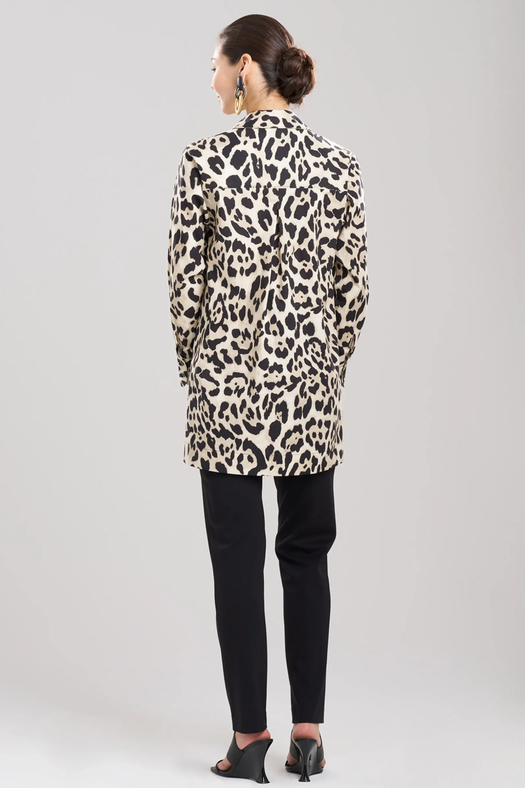 Natori Tops, Shirts & Tunics-Jaguar Cotton Poplin Embroidered Barong Shirt