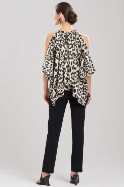 Natori Tops, Shirts & Tunics-Jaguar Cotton Poplin Handkerchief Top