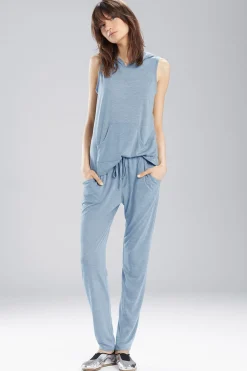 Natori Pajama Bottoms-Josie Heather Tees Kangaroo Pants