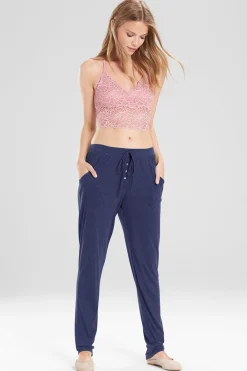 Natori Pajama Bottoms-Josie Heather Tees Kangaroo Pants