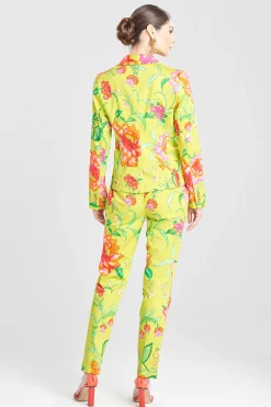 Natori Jackets & Outerwear-Junko Cotton Chino Tailored Blazer Jacket