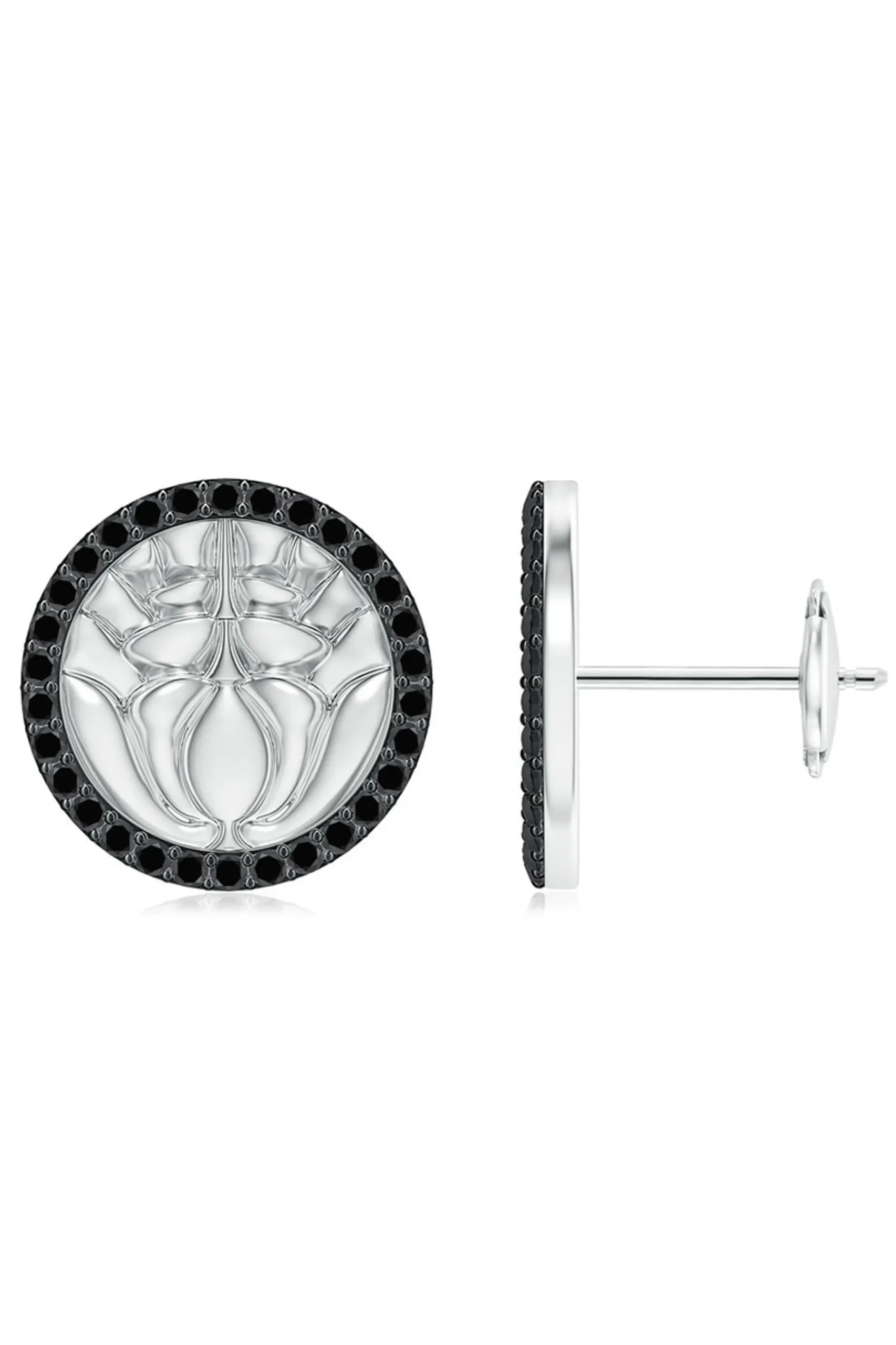 Natori Earrings|Kamon-Kamon 14k Diamond Stud Earrings