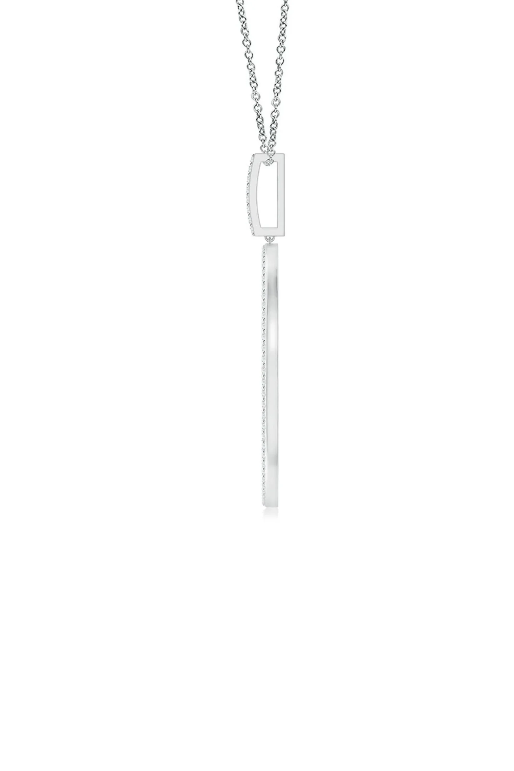 Natori Necklaces|Kamon-Kamon 14k Open Diamond Pendant Necklace