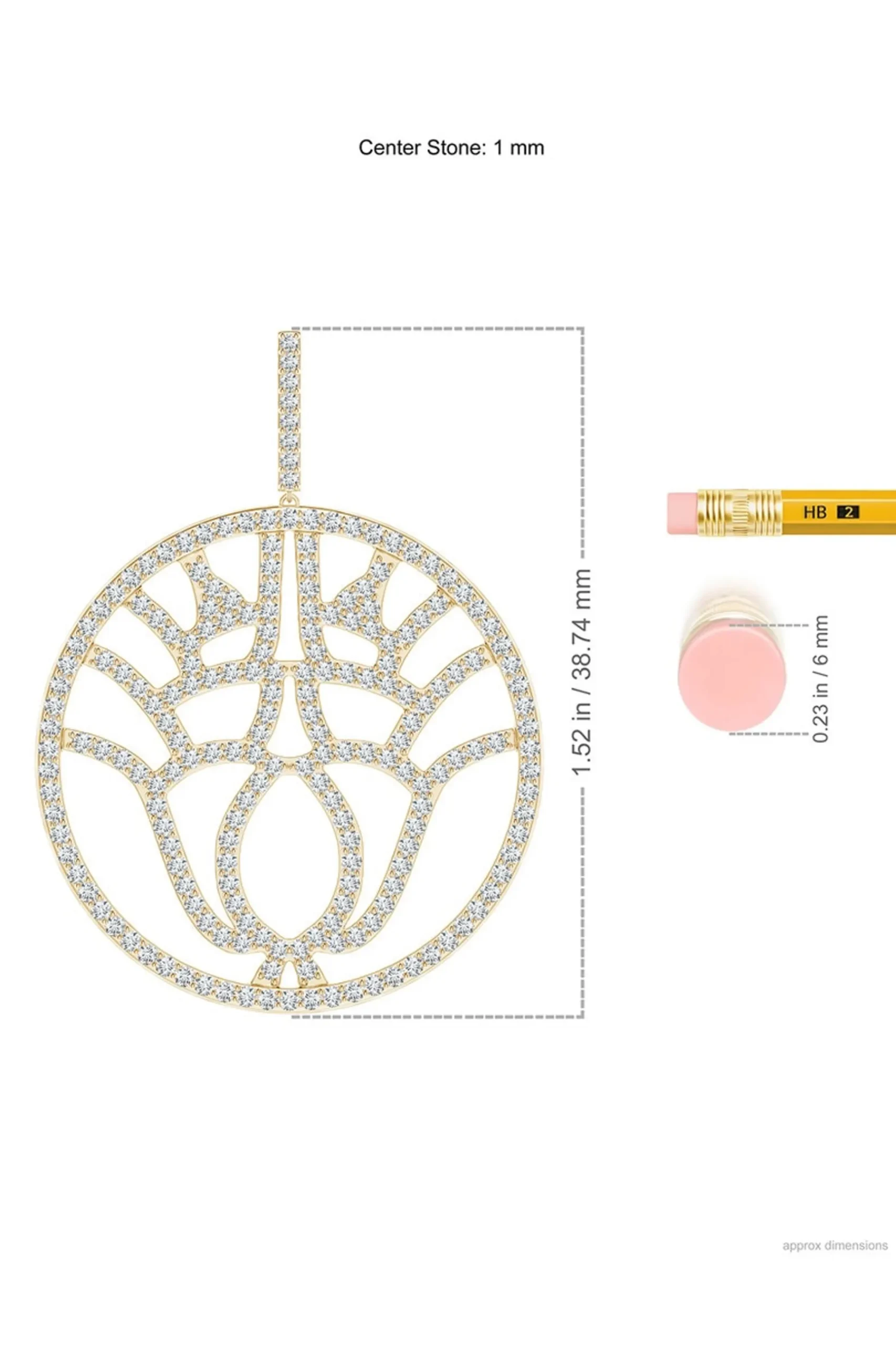 Natori Necklaces|Kamon-Kamon 14k Open Diamond Pendant Necklace