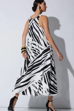 Natori Dresses|Wedding Guest Dresses-Katana Cotton Silk V-Neck Dress