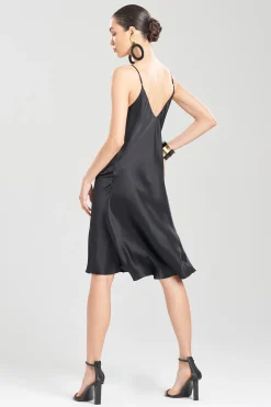 Natori Dresses-Key Essentials Short Silk Slip