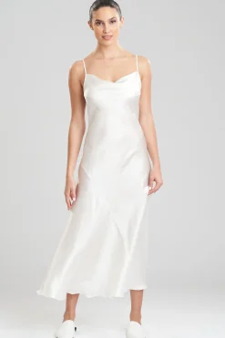 Natori Gowns|Bridal Gowns-Key Essentials Silk Cowl Neck Gown